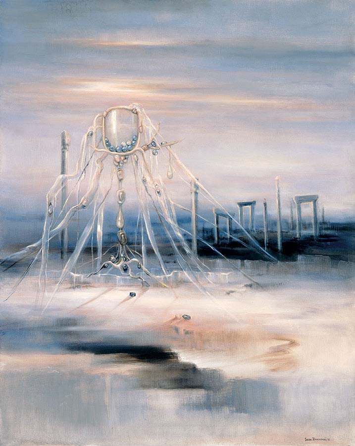 iran-darroudi-paintings-Bride of Memory