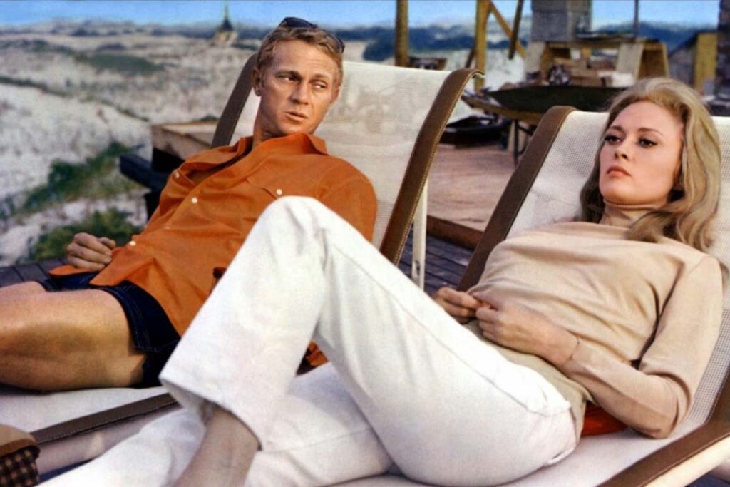 Steve McQueen & Fay Dunaway in The Thomas Crown Affair