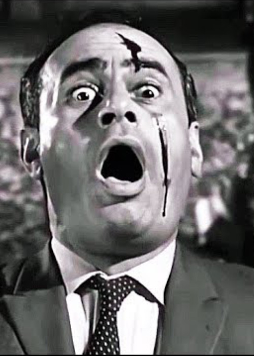 Martin Balsam scream in Psycho 1960